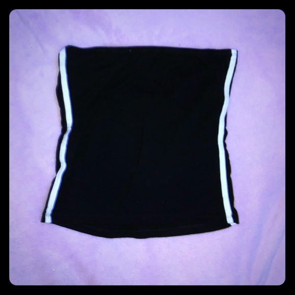 Long black tube top - Picture 1 of 1